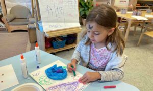 pre-K-girl coloring in Coral Gables